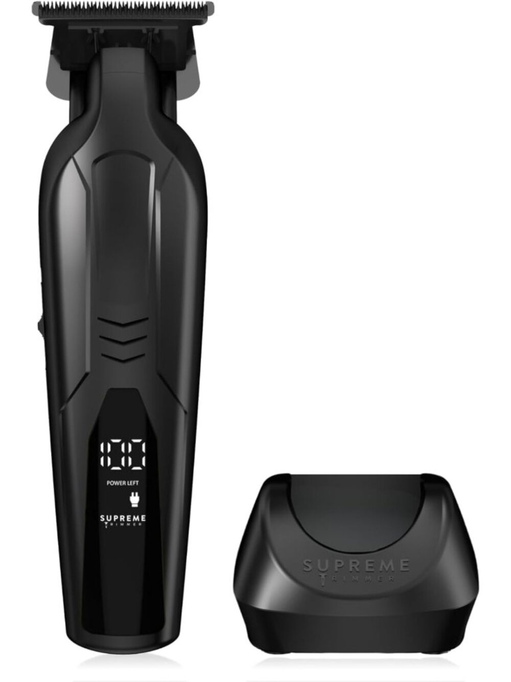 Professional Cordless Barber Trimmer - Ultra Sharp T-Blade, Fast Charge, 120 Min